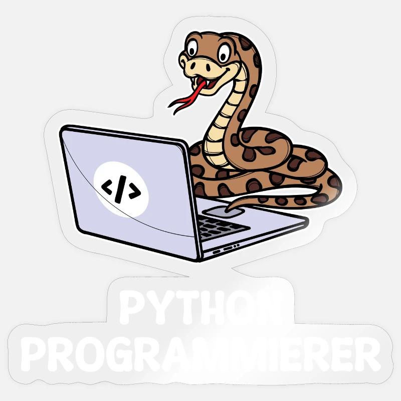 Développeur Coden Statement Programmeur informatique - Sticker taille S (10 x 10 cm) - brillant transparent