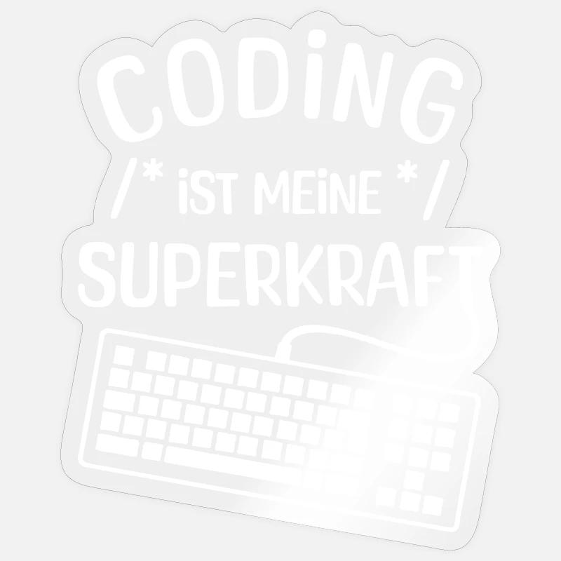 Instruction de script de code Développeur Computergeek Sticker taille S (10 x 10 cm)