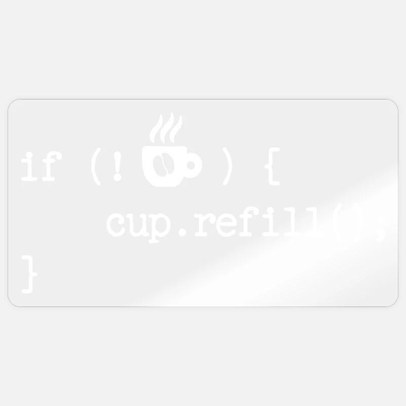 Programmeur de débogage Coden Développeur Computergeek Sticker taille S (10 x 10 cm)