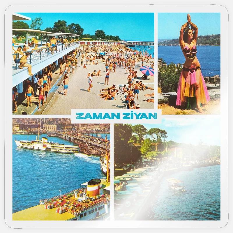 Affiche horizontale Yukadans Sticker taille S (10 x 10 cm)