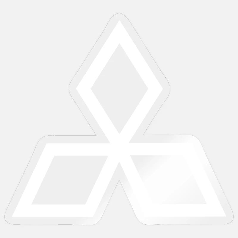 Triceps - Sticker taille S (10 x 10 cm) - brillant transparent