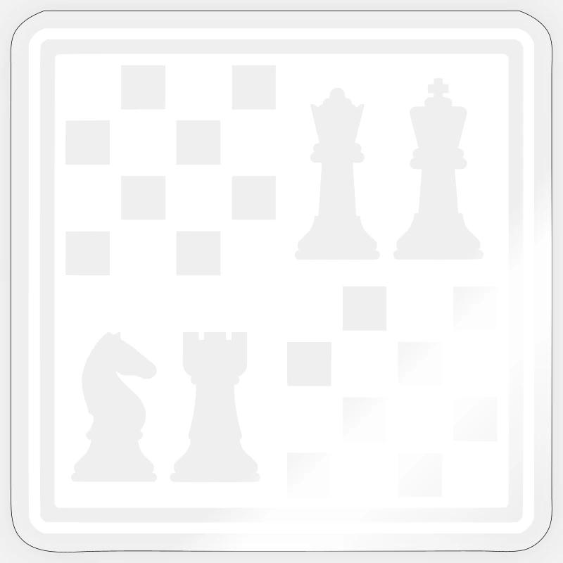 Échecs Sticker taille S (10 x 10 cm)