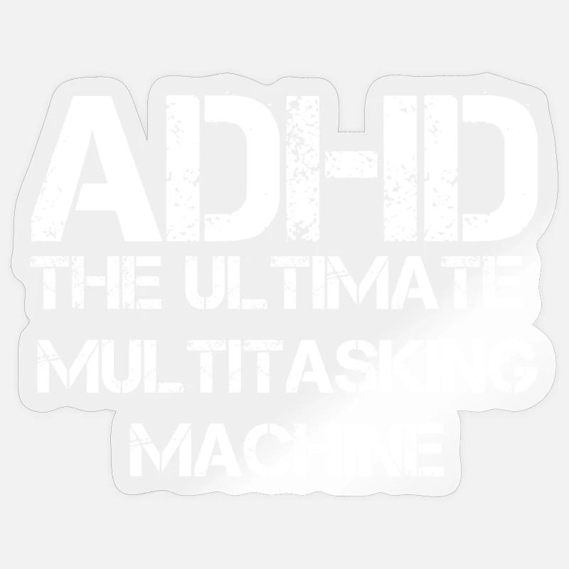 ADHD Sticker size S (10 x 10 cm)