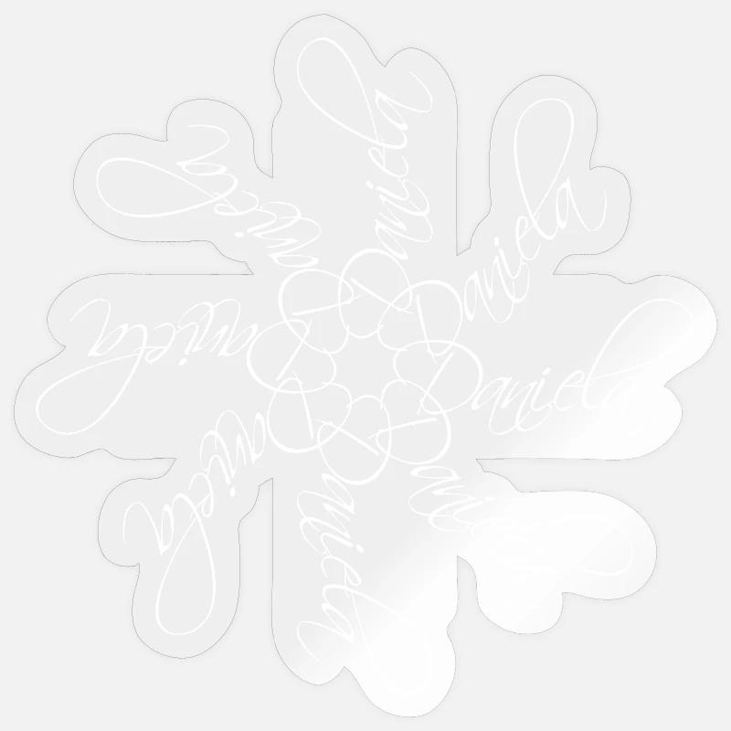 Daniela Name Mandala Sticker size S (10 x 10 cm)