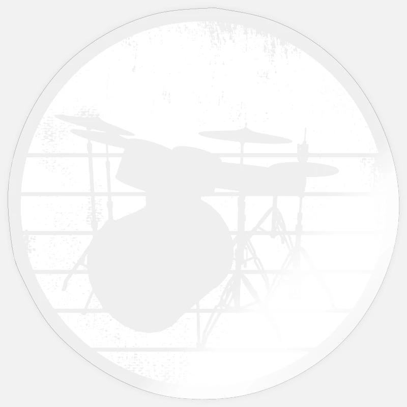 Percussion Sticker taille S (10 x 10 cm)