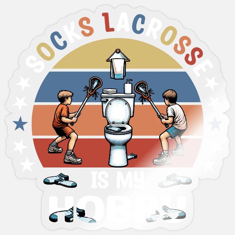 Bas de crosse Sticker taille S (10 x 10 cm)