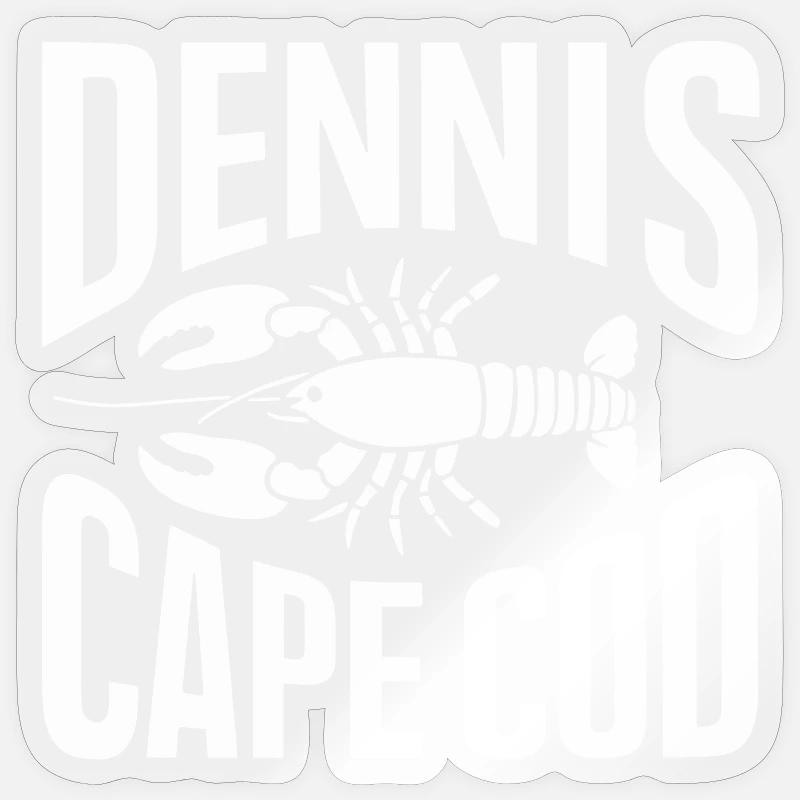 Dennis Cape Cod Hummer Sticker Größe S (10 x 10 cm)