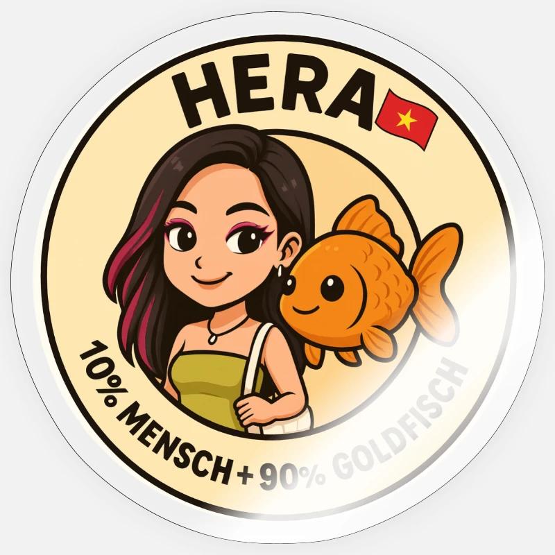 Sticker Größe S (10 x 10 cm) - 