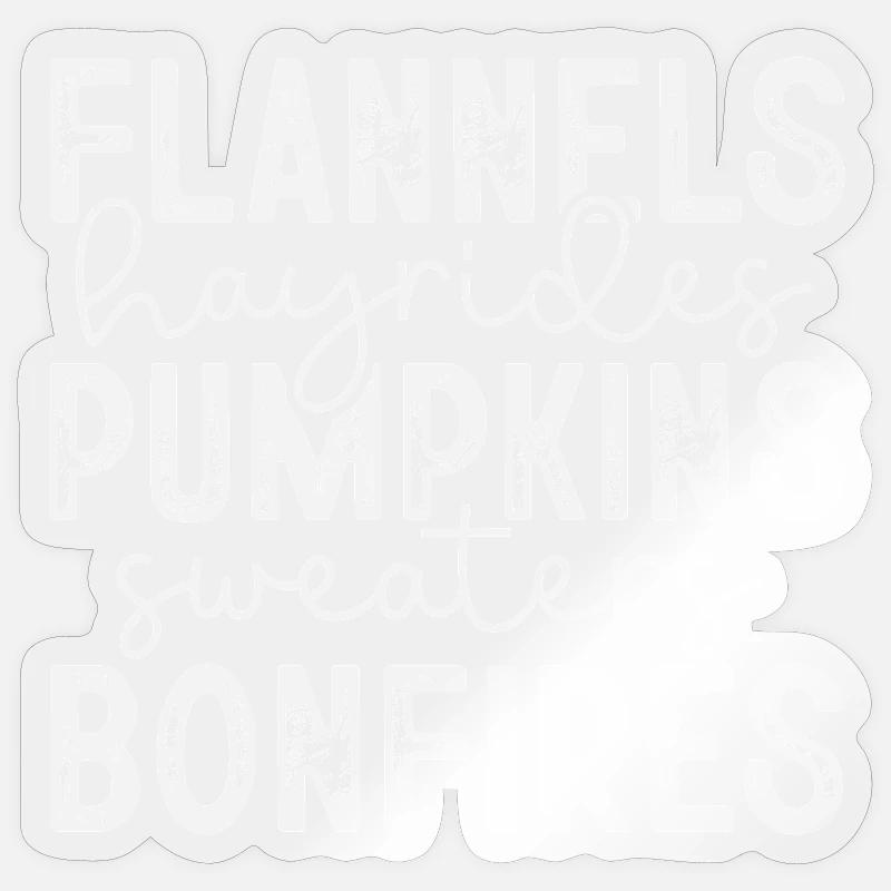 Authentisches Herbst-Design mit natürlichen Elementen Sticker Größe S (10 x 10 cm)