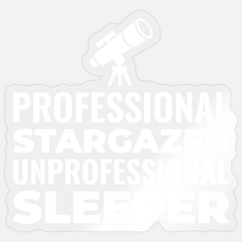 Celestial Navigation Design - Sticker size S (10 x 10 cm) - transparent glossy