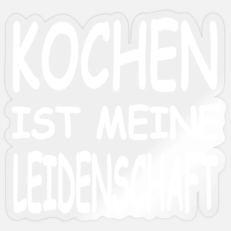 Kochen Sticker Größe S (10 x 10 cm)