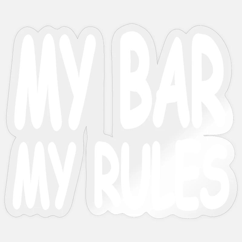 Bear - Sticker size S (10 x 10 cm) - transparent glossy