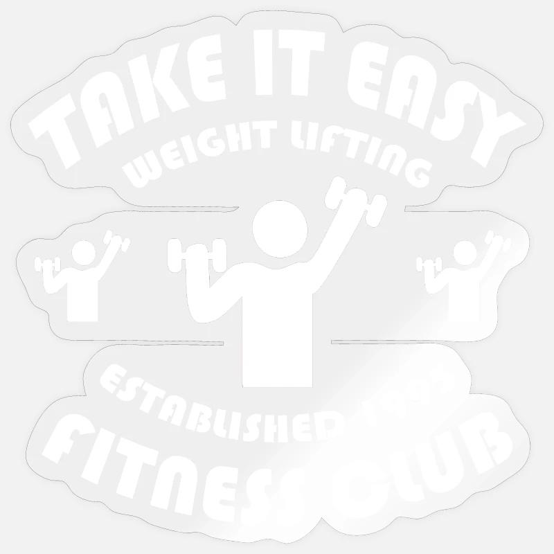 Take it Easy Sticker size S (10 x 10 cm)