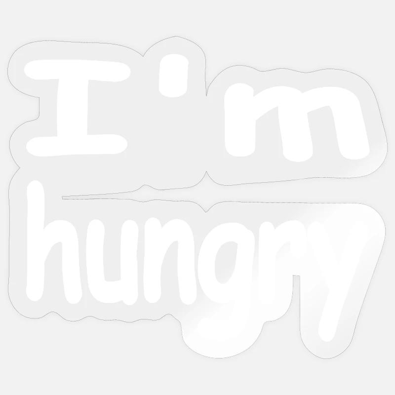 faim Sticker taille S (10 x 10 cm)