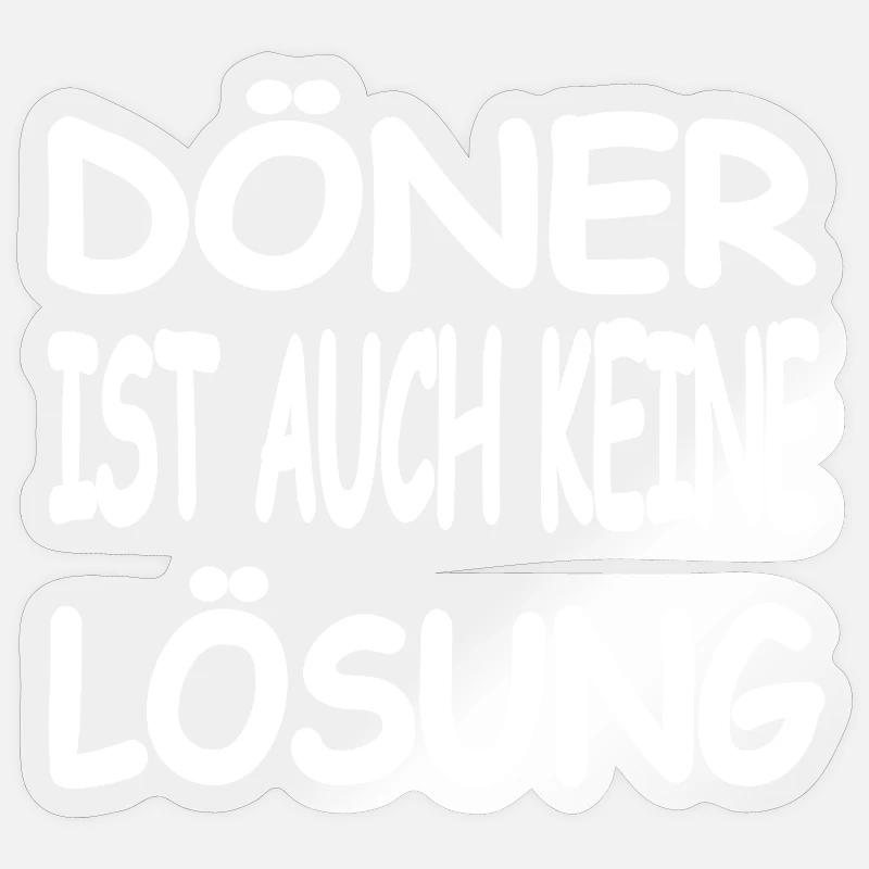 Kebab - Sticker size S (10 x 10 cm) - transparent glossy