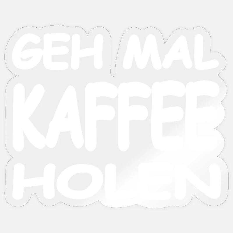 Coffee - Sticker size S (10 x 10 cm) - transparent glossy