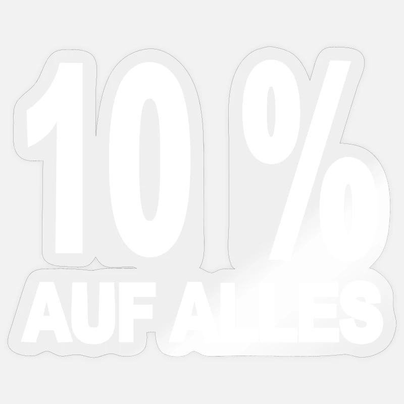 Sticker Größe S (10 x 10 cm) - 