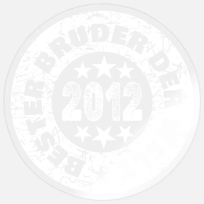 Millésime 2012 - Sticker taille S (10 x 10 cm) - brillant transparent