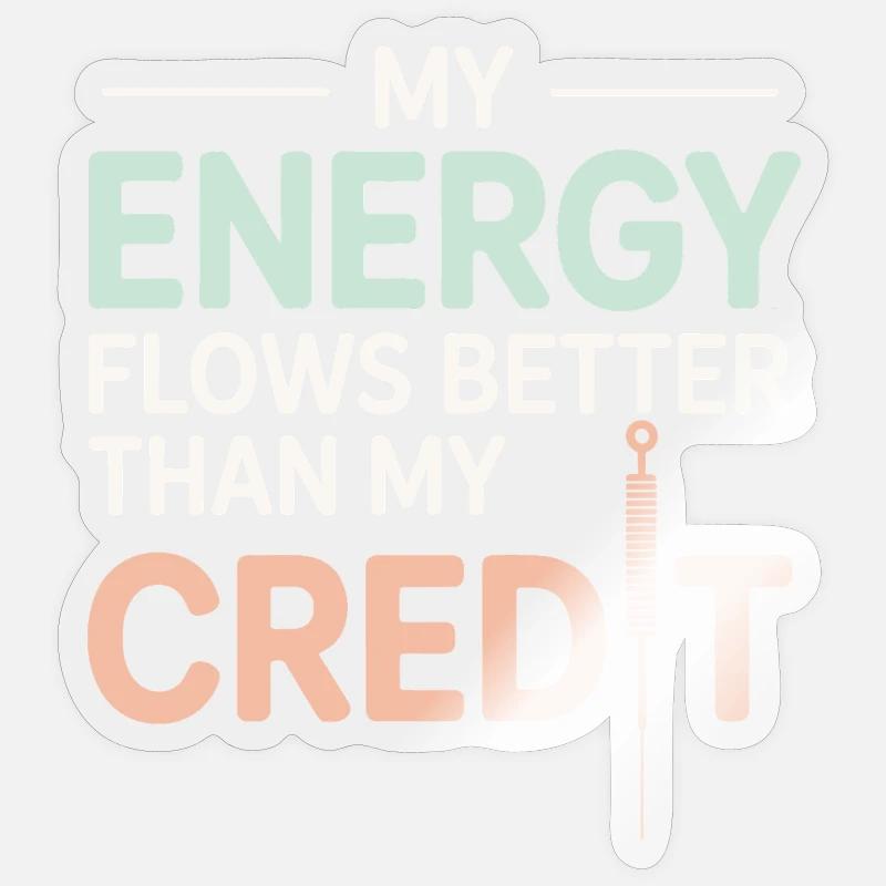 Licensed TCM Practitioner Expert Qi Flow Sticker size S (10 x 10 cm)