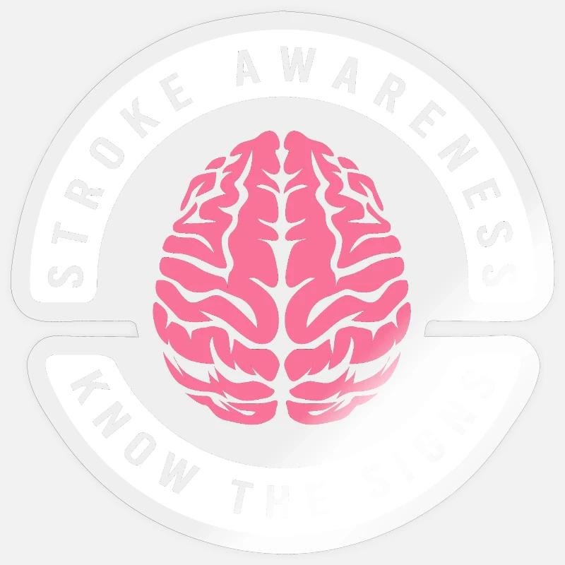 Stroke Stroke Sticker size S (10 x 10 cm)