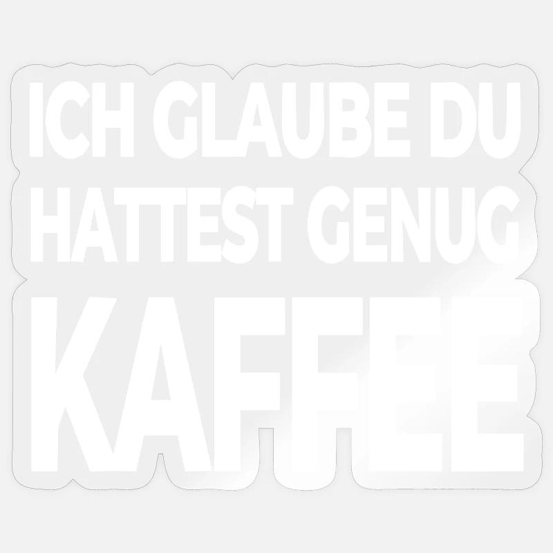 Coffee Sticker size S (10 x 10 cm)