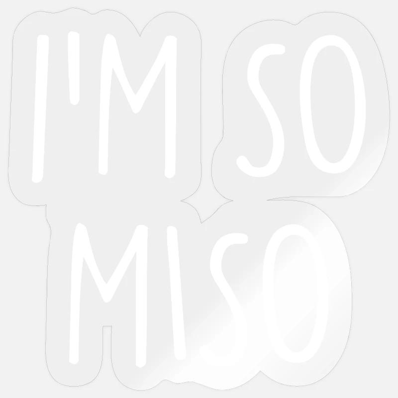 miso Sticker size S (10 x 10 cm)