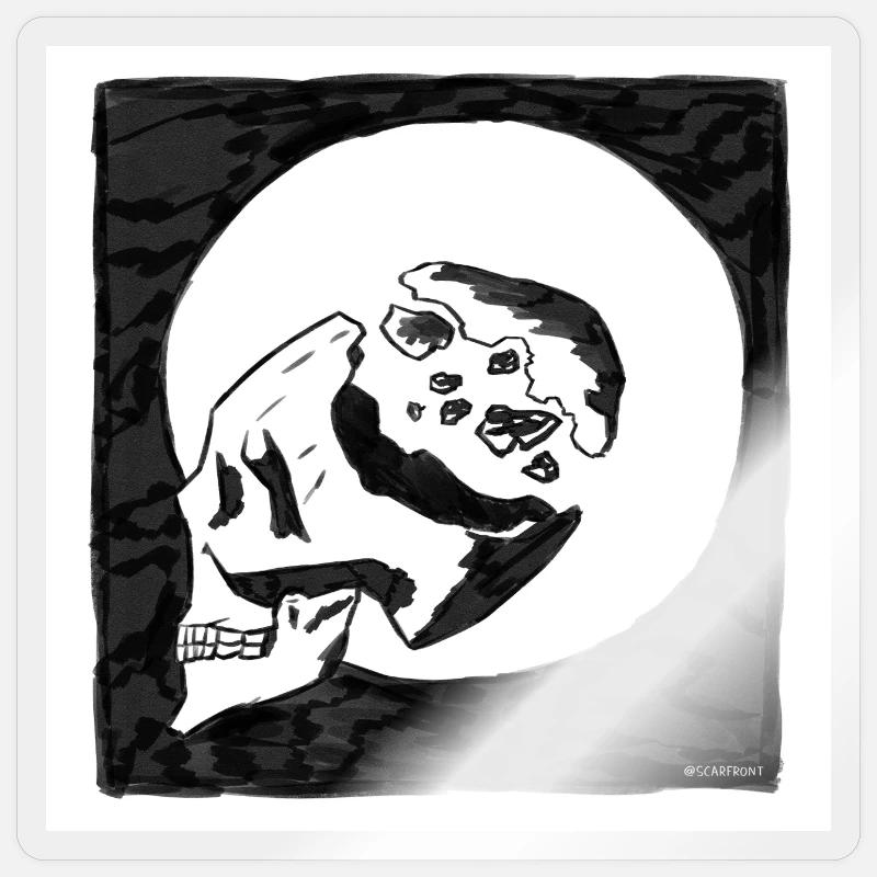 Mindless Sticker size S (10 x 10 cm)