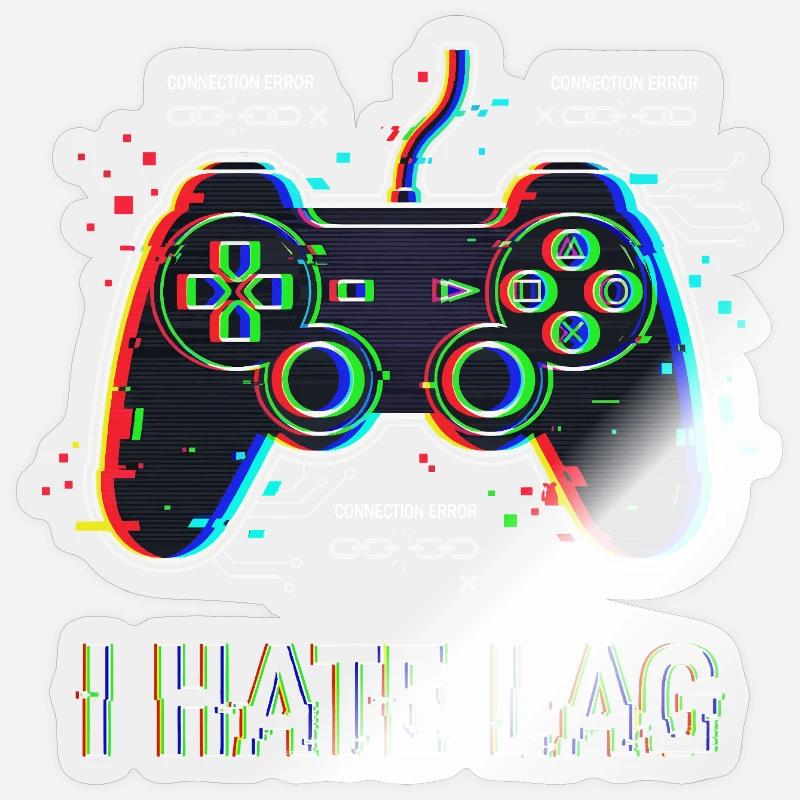 Je déteste le bug de lag Sticker taille S (10 x 10 cm)