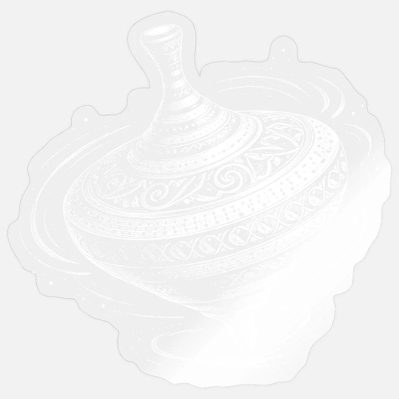 top - Sticker size S (10 x 10 cm) - transparent glossy