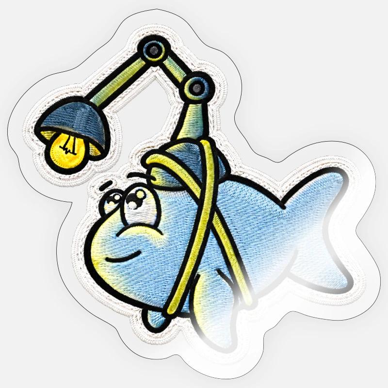 Lanternfish Sticker size S (10 x 10 cm)