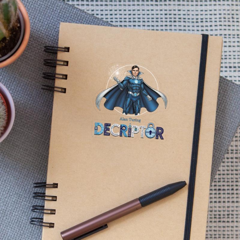 Hero Coder Decryptor Sticker size S (10 x 10 cm)