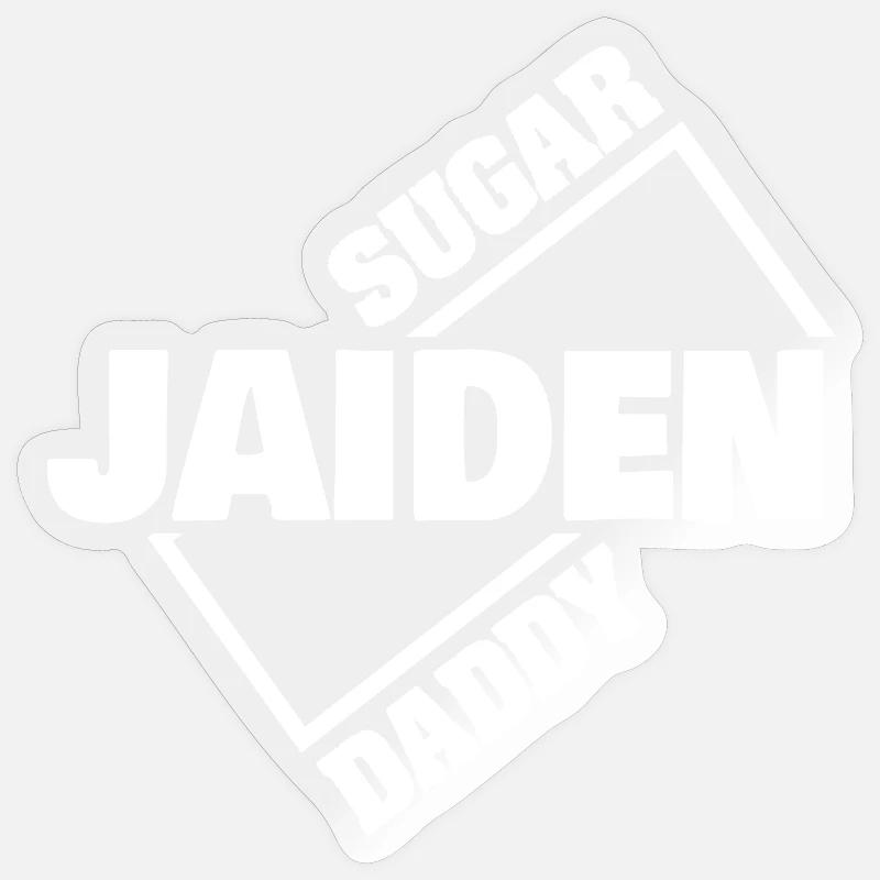 Jaiden - Sticker Größe S (10 x 10 cm) - Transparent glänzend