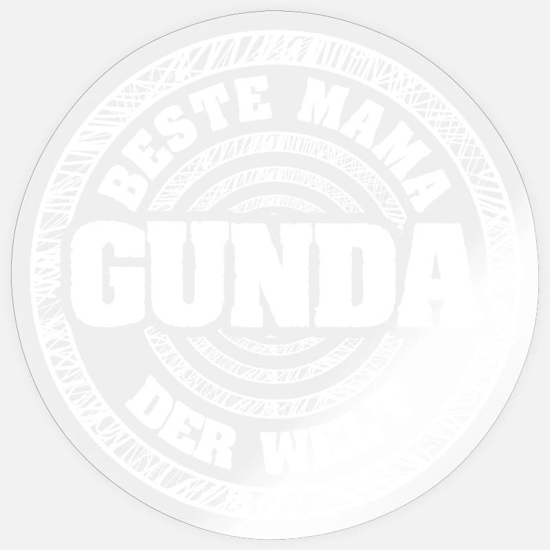 Gunda als Mutter Sticker Größe S (10 x 10 cm)