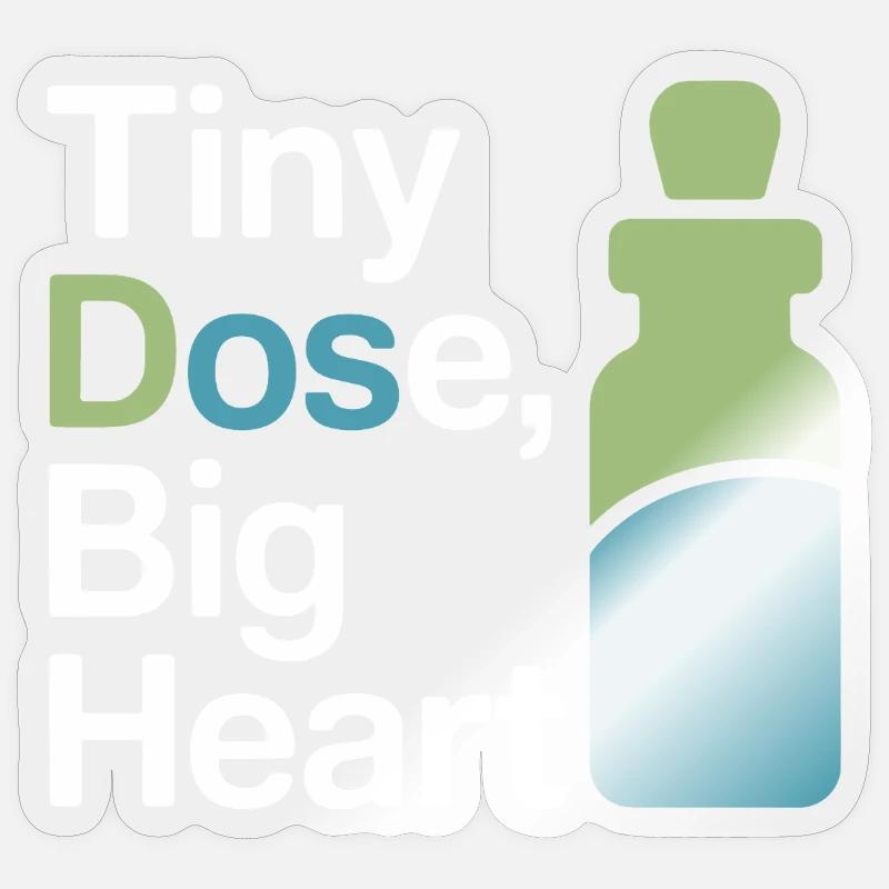 Certified Clinical Micro-Dose Practitioner Apparel Sticker size S (10 x 10 cm)