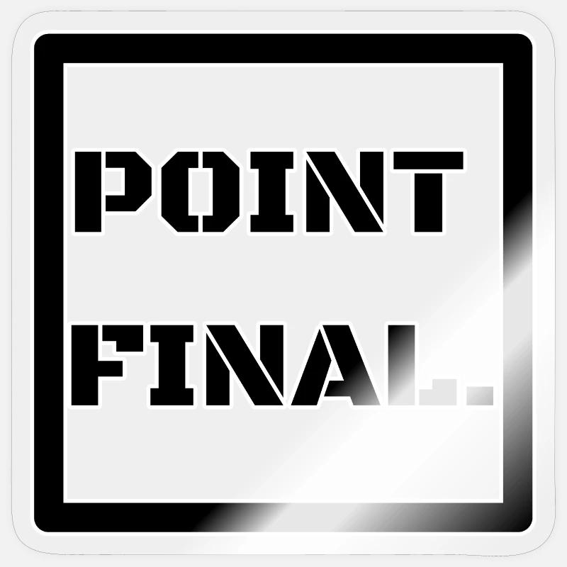 Sticker size S (10 x 10 cm) - 