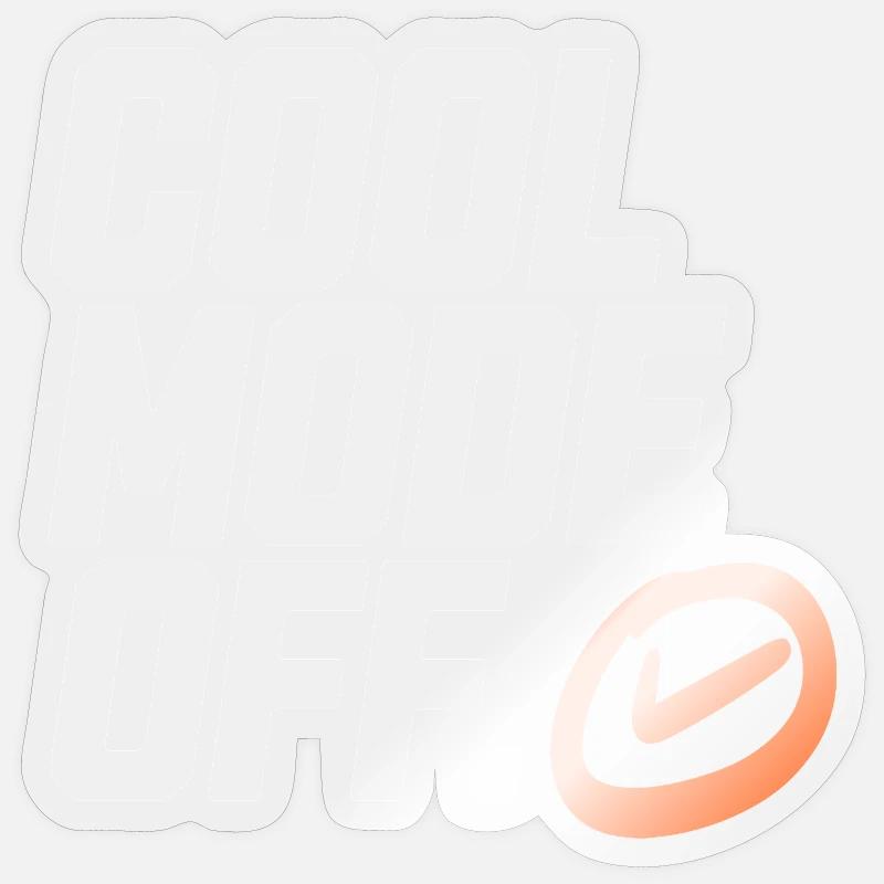 Mode cool du logo Sticker taille S (10 x 10 cm)