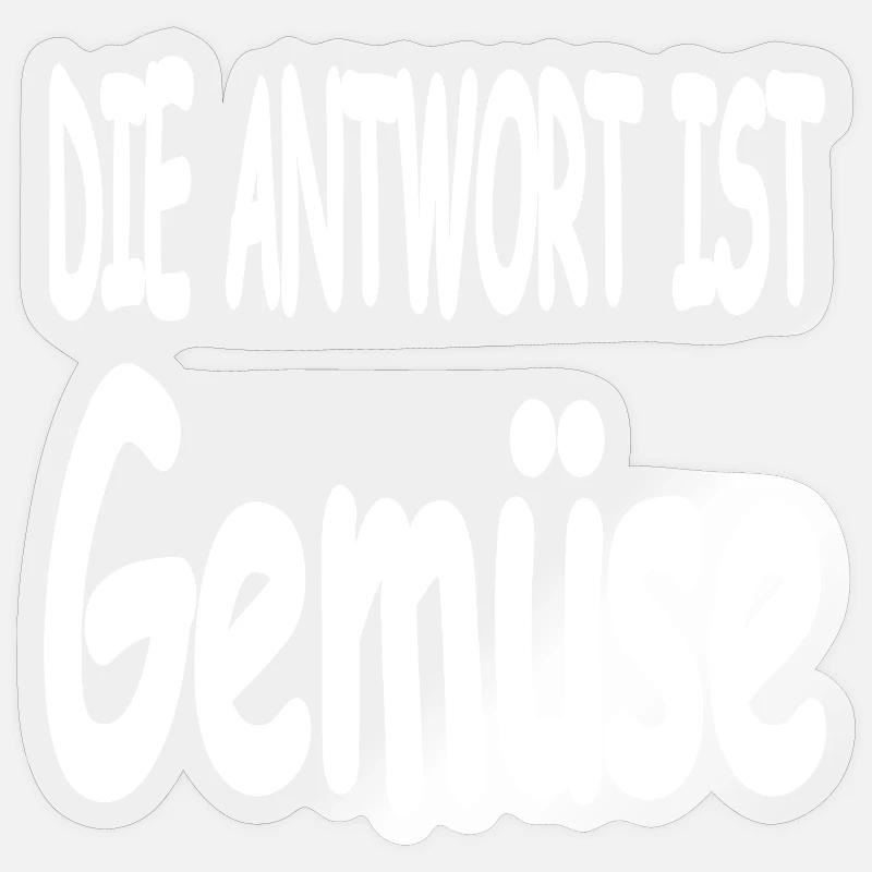 Vegetable Sticker size S (10 x 10 cm)