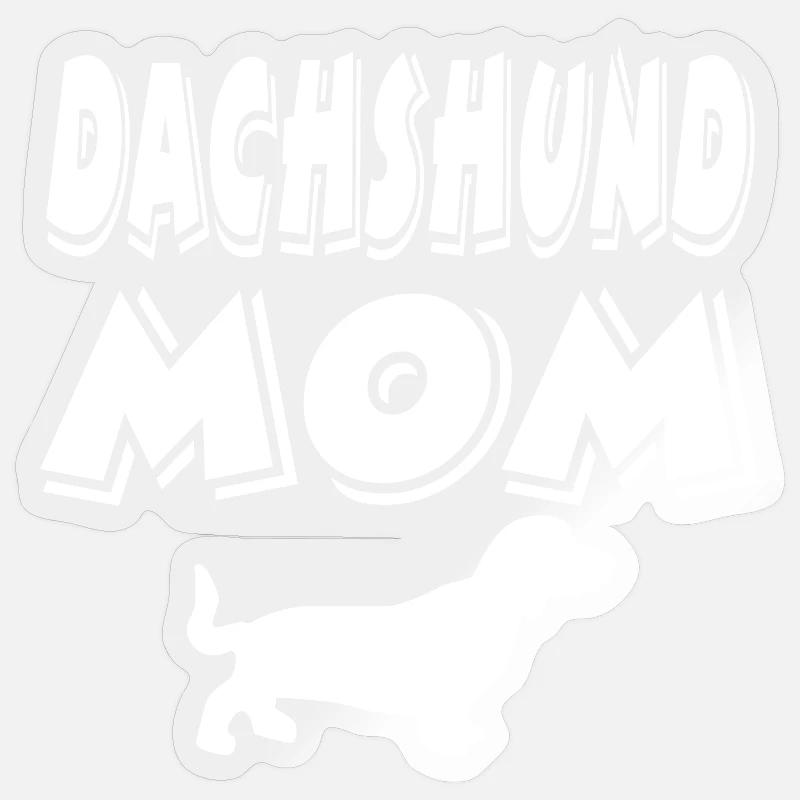 Teckel Sticker taille S (10 x 10 cm)