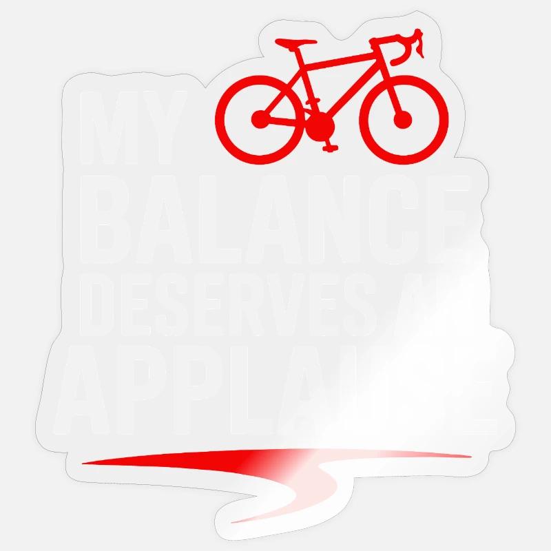 Professional Bicycle Acrobatics Performance Art  Sticker size S (10 x 10 cm)