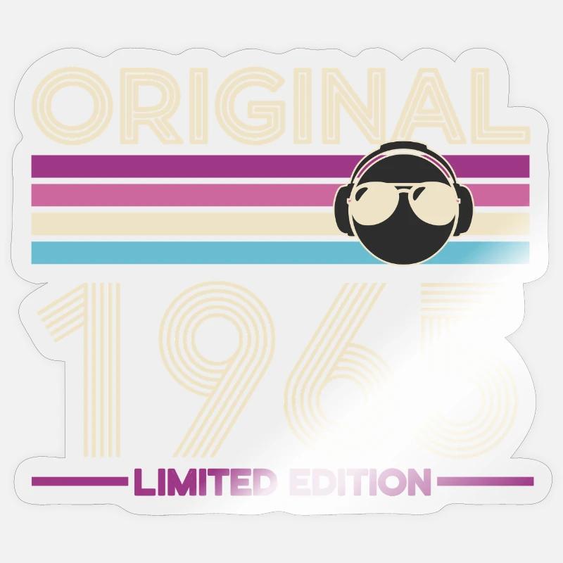 Original 1965 Edition Limitée - Sticker taille S (10 x 10 cm) - brillant transparent