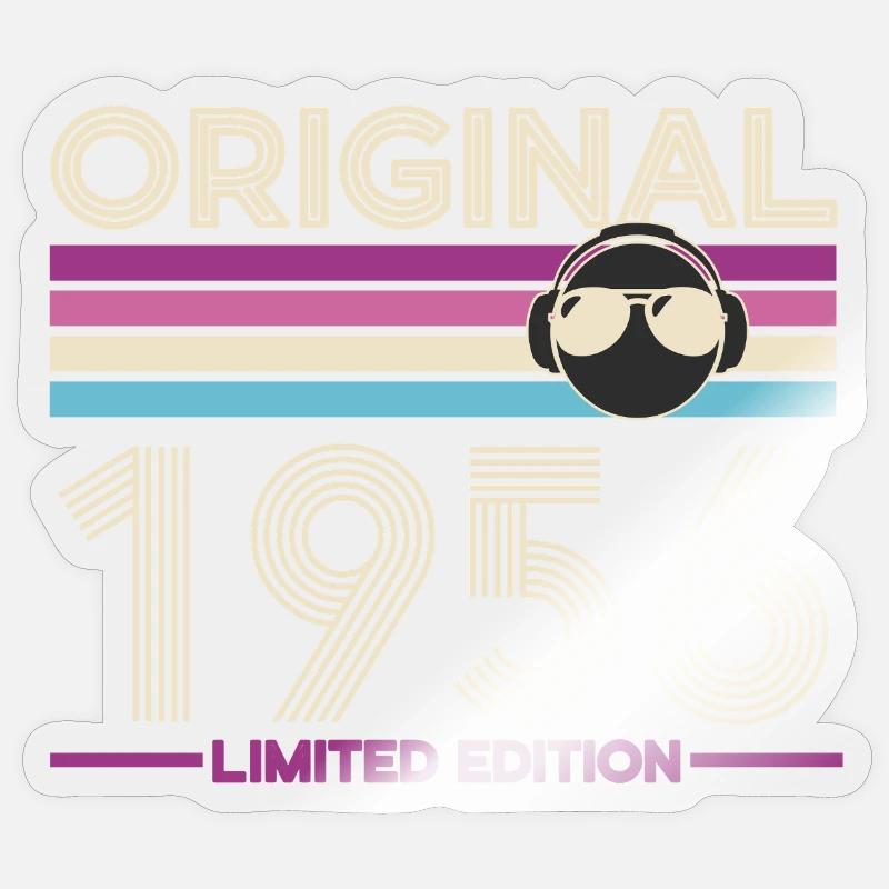 Original 1956 Édition Limitée - Sticker taille S (10 x 10 cm) - brillant transparent
