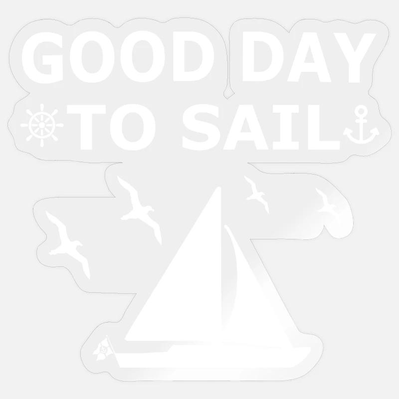Sail - Sticker size S (10 x 10 cm) - transparent glossy