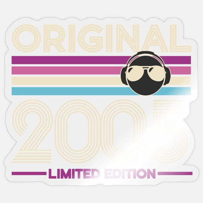 Original 2005 Édition Limitée - Sticker taille S (10 x 10 cm) - brillant transparent