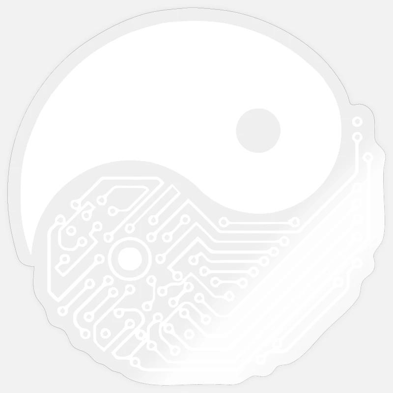 Machine Learning Deep Learning und KI-ML-Ingenieur - Sticker Größe S (10 x 10 cm) - Transparent glänzend