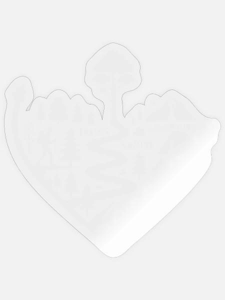 - Sticker Größe S (10 x 10 cm) - Transparent glänzend