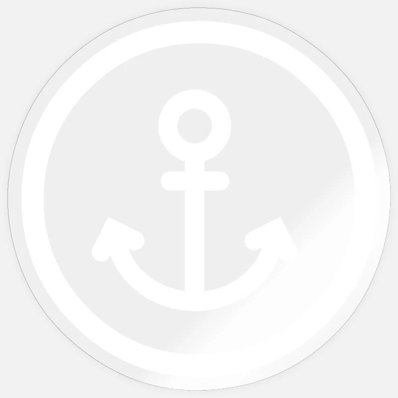 Voile - Sticker taille S (10 x 10 cm) - brillant transparent