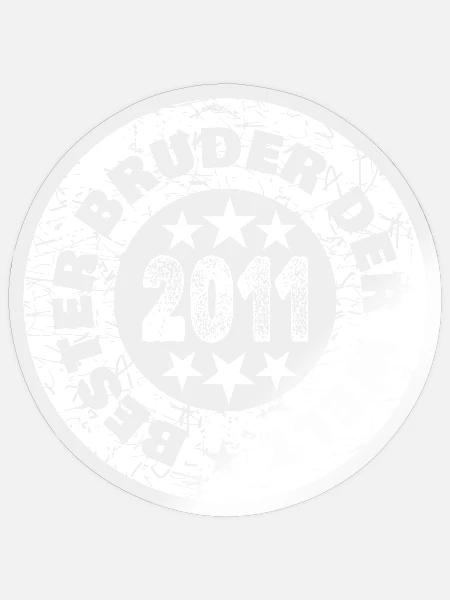 2011 - Sticker Größe S (10 x 10 cm) - Transparent glänzend