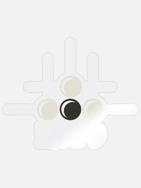 Ata-Ri - Sticker Größe S (10 x 10 cm) - Transparent glänzend