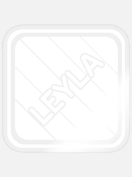 Tochter Leyla - Sticker Größe S (10 x 10 cm) - Transparent glänzend