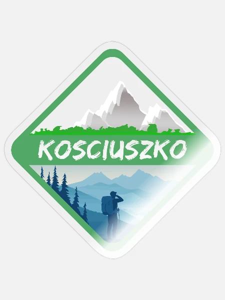 Geschenk für Kosciuszko - Sticker Größe S (10 x 10 cm) - Transparent glänzend